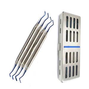 Kit d'examen dentaire 3 pièces comprenant 1 pince collégiale, 1 miroir dentaire, 1 sonde manuelle allemande par SurgiRight - Product Image 2