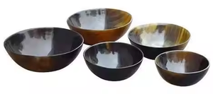 Vente en gros Bol en corne de buffle disponible dans toutes les tailles Bol de service en corne de buffle et de boeuf de qualité supérieure par l'artisanat en croissant - Product Image 4