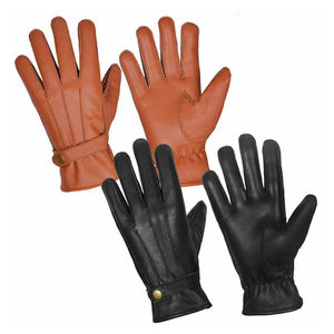 New Arrival Full Finger Hand Protective Leather <b>Gloves</b> Breathable Best Selling <b>Men</b> OEM Serviced Outdoor Sports Wholesale Quality - Product Image 4