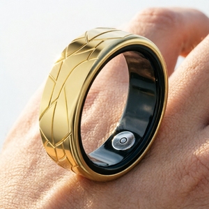 Anillo Inteligente de Acero 2026 con Control Táctil TikTok, Monitor de Ritmo Cardíaco, SpO2, Sueño y Actividad Física, Control Remoto de Fotos, IP68 - Product Image 6