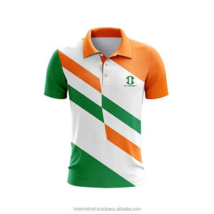 Polo de golf pour hommes grande taille, respirant, avec impression par sublimation intégrale de haute qualité et design personnalisé - Product Image 2