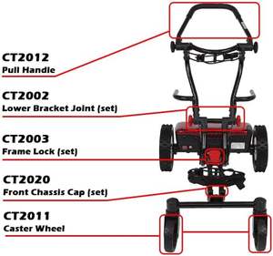 CaddyTrek R2 Follow, nouveau chariot de golf électrique à succès, noir - Product Image 4