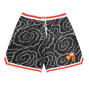 Short de gymnastique rétro athlétique pour homme Short d'entraînement de basket-ball Pro décontracté avec ventilation en maille Cordon de serrage réglable à la taille - Product Image 5