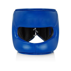 Protector de cabeza de boxeo de cuero ajustable de alta calidad, cómodos y elegantes cascos de protección de entrenamiento para luchar, venta al por mayor - Product Image 4