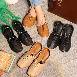 Mocassins pour femmes de couleur personnalisée fabriqués au Pakistan, service OEM, dessus en jute antidérapant, semelle extérieure en cuir véritable, haute qualité, faible MOQ - Product Image 6