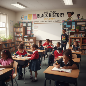 T-shirt à manches longues pour tout-petit garçon, Mois de l'histoire des Noirs, vêtements promotionnels pour étudiants africains - Product Image 3