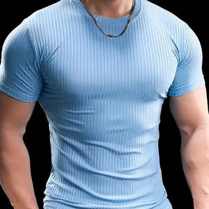 Camiseta de gimnasio de secado rápido personalizable para hombre, camiseta de entrenamiento de compresión transpirable, Camiseta deportiva sin manga, diseño deportivo - Product Image 1