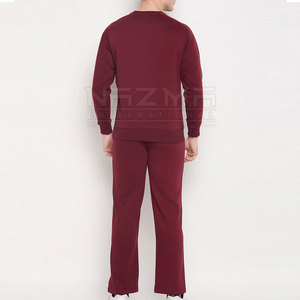 Survêtements à motif uni de style classique pour hommes de meilleure qualité 100% coton respirant vêtements de détente pour tous les âges vente en ligne pour l'hiver - Product Image 4