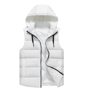 Haute qualité vêtements de plein air chaud coupe-vent veste d'hiver sans manches matelassé gilet rembourré bouffant unisexe gilet - Product Image 1