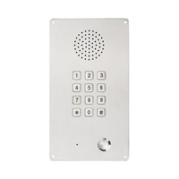 Teléfono de Emergencia Manos Libres |   Intercomunicador IP SIP de Acero Inoxidable |   Caja de Llamada de Emergencia SOS Impermeable para Ascensores, para Seguridad Pública