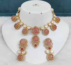 Conjunto de Collar de Primera Calidad, Hermosos Colores, Perfecto para Bodas, Fiestas, Uso Diario, Joyería Tradicional India - Product Image 4