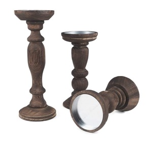 Candelabro de madera moderno para decoración del hogar, soporte de vela para decoración de boda, nuevo - Product Image 2