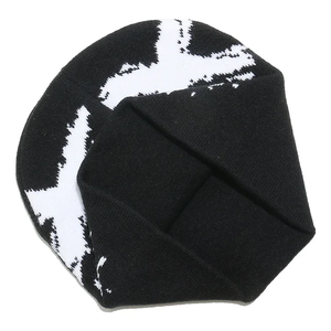 2024 Otoño Invierno nueva personalidad Hip Hop mueca sombrero de punto logotipo personalizado gorro para calle al aire libre y Playa patrón impreso - Product Image 4