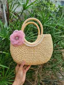 Sac en jacinthe d'eau Style à la mode Vintage Meilleure vente de haute qualité Prix le moins cher Sacs faits à la main - Product Image 4