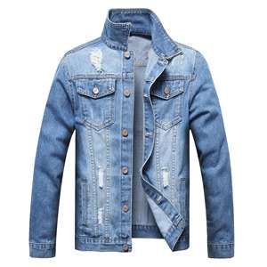 2025 nouveau Design de mode de haute qualité hommes Denim veste prix de gros sur mesure hommes Denim vestes décontracté hommes Vintage bleu - Product Image 5