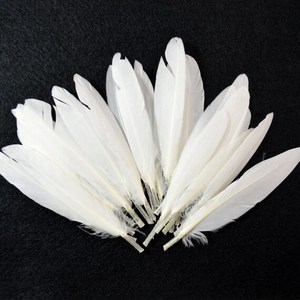 Plumas de pato teñidas lavadas de origen ético para Arte, accesorios de ropa para el hogar, seleccionadas a mano para colores brillantes, textura suave - Product Image 5
