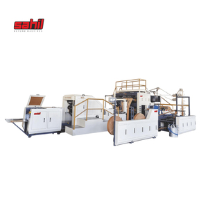 Sac de transport de papier automatique robuste de qualité supérieure faisant la machine avec fond carré et poignées - Product Image 2