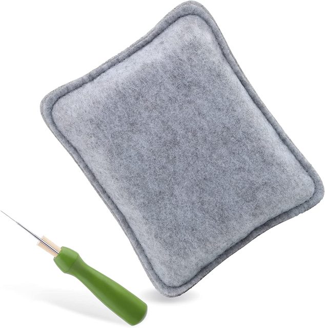 Premium Quality Felting Starter Set Dry Felting Mats Needle Felting Pad with Needle Holder Upholstery Sponge Cushions