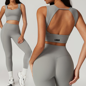 ชุดออกกำลังกายเอวสูงยกก้นสตรีชุดเล่นโยคะฟิตเนสเล่นกีฬาเข้ายิมฟิตเนสแบบชิ้นเดียว - Product Image 1