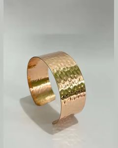 Brazalete de cobre puro para la artritis y la salud de las mujeres Alivio del dolor Joyería moderna hecha a mano de alta calidad - Product Image 3