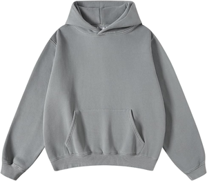 Tendance 100% coton pull hommes sweats à capuche Logo personnalisé sweat à capuche thermique à capuche homme à vendre - Product Image 1