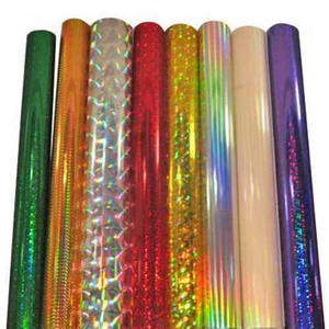 Film décoratif holographique arc-en-ciel laser en vrac, feuille brillante en gros pour l'emballage, l'emballage cadeau, la marque et la fabrication artisanale - Product Image 1