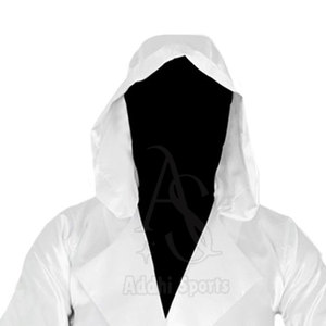 Bata de pelea de satén para hombre, ropa de kickboxing con capucha personalizada de OEM de fabricante de productos de boxeo de buena reputación - Product Image 5