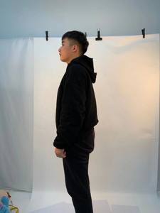 ขายส่งผู้ชายHoodie 360gsm 400gsm 480gsm 500 GSM Unisex Heavyน้ําหนักDouble Layered Hoodie - Product Image 4