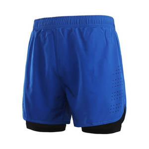 Royal Blue Running Athletic Workout Sports 2 en 1 Shorts Gym Liner Short para hombres - Product Image 2