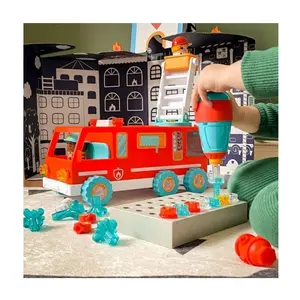 Multiple Color Unisex Educational Toys Set Bolt Buddies Fire Truck Eco-Friendly Packaging Wholesale Made In Vietnam