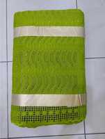 Tissu en coton dentelle de qualité supérieure, tricoté, motif denim appliqué, résistant au rétrécissement, pour auvents, textiles de couture pour filles, chemises