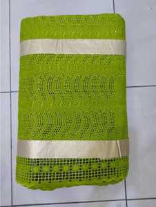 Tissu en coton dentelle de qualité supérieure, tricoté, motif denim appliqué, résistant au rétrécissement, pour auvents, textiles de couture pour filles, chemises - Product Image 6