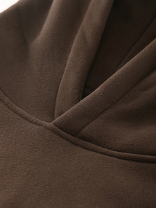 Sweat à capuche pour hommes, sweat-shirt d'entraînement de course en plein air, tissu polaire chaud, haut confortable de style athlétique à manches longues - Product Image 4