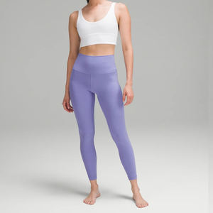 Ropa Deportiva Estampada para Mujer, Leggings de Cintura Alta hasta la Rodilla, Estilo Urbano, en Color Sólido, Top Ventas, para Entrenamiento y Running - Product Image 2