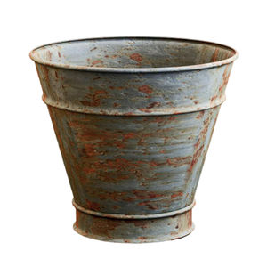 Jardinière en métal élégante tendance Pots de fleurs à texture noire pour la décoration de pépinière Fournitures de jardin Jardinières en forme populaire - Product Image 5