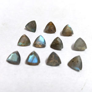 Labradorita azul de 8x8mm, trillón facetado de 1,6 CTS, ewelry - Product Image 3