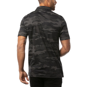 เสื้อยืดโปโลผู้ชายแขนสั้นพิมพ์ลายคุณภาพสูงสำหรับฤดูร้อน - Product Image 2