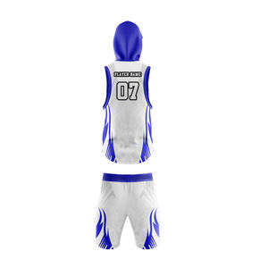 Personalizado con capucha sin mangas de compresión Nuevo diseño Bandera Usar uniformes 7v7 Liga Sin mangas Sublimación 7v7 uniformes - Product Image 5