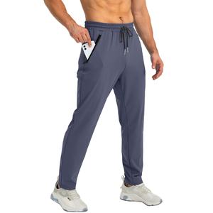 Pantalon de jogging basique pour homme, coupe slim, avec poches, design extensible et doux, grande taille 2026 - Product Image 3
