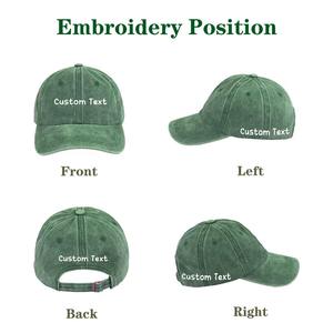Custom Baseball Caps OEM Vietnam 6 Panels Cotton Adjustable <b>Hat</b> All Fabric with Woven Patch or 3D Rubber Logo for <b>Men</b> - Product Image 6