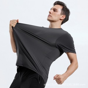 เสื้อยืดสำหรับผู้ชาย170ออกกำลังกายผ้าไนลอนโพลีเอสเตอร์แห้งเร็ว - Product Image 2