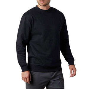 Sweat-shirt pour homme uni, manches longues, col rond, basique en coton, service OEM, dernier design, mélange de coton, idéal pour les hommes - Product Image 5