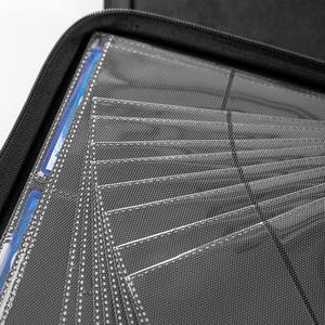 Бейсбольная папка с 9 карманными картами и застежкой-молнией, оптовая продажа, 360 + емкость, персонализированный кожаный альбом - Product Image 5