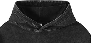 Sudadera con capucha extragrande de algodón para hombre, estilo holgado, con hombros caídos, lavado ácido, bordada, con logo personalizado, venta al por mayor - Product Image 5