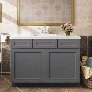 Mueble de Baño de Madera Spring Creek, Gabinetes de Lavabo de Baño de Estilo Moderno - Product Image 3