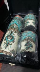 Custom Made Printed Copper <b>Bottles</b> Along with Matching Copper Glasses Available in Boxed Sets Ideal for Resale by Home Stores - Product Image 5