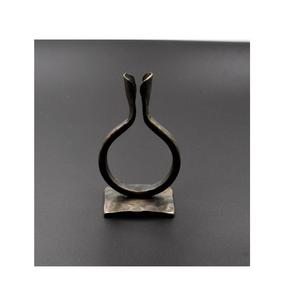 Bougeoir en aluminium en métal noir pour décor d'hôtel de bureau à domicile pour les fêtes et les fêtes à la maison - Product Image 4