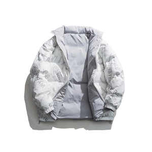 OEM al por mayor impermeable primavera Puffer chaqueta para los hombres logotipo personalizado cortavientos bombardero y chaquetas a prueba de viento invierno Puffer abrigos - Product Image 6