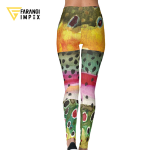 Nouvelle Arrivée - Leggings Femme Taille Haute Longueur Complète Imprimé Léopard Dégradé Extensible Tricoté Style Sportif Toutes Saisons 2026 - Product Image 6