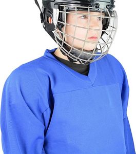 Romeo Industry 100% poliéster juvenil Hockey Jersey transpirable patrón sólido práctica Jersey para adolescentes béisbol Softball desgaste - Product Image 2